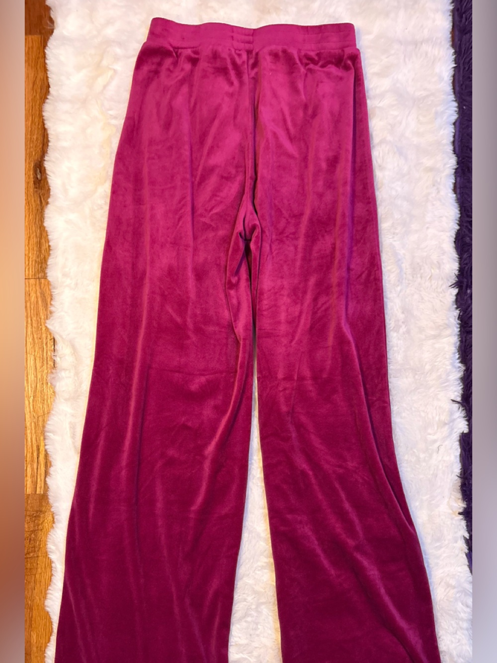 Fashion Nova Fuchsia Velour Pants